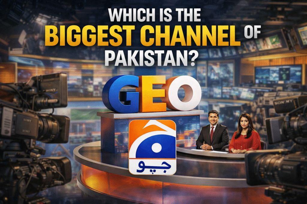 biggest news channel in Pakistan.