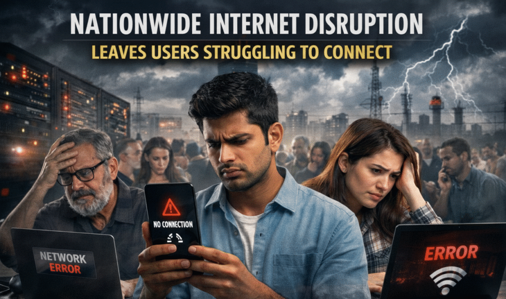 nationwide internet disruption