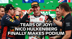 Nico Hulkenberg podium